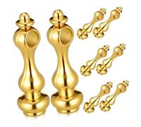OFFIGAM Capuchons de Poteau en Fer pour Garde-Corps en Verre, 8 Pièces, Installation Rapide, Résistent la Déformation, Design Simple, pour Meubles et Projets DIY la Maison