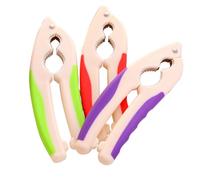 OFFIGAM Casse-noix pour Casser Grosses et Petites Noix Robuste en Alliage et Plastique avec Double Fonction Outil Cuisine Pratique et Facile à Transporter pour Fruits de Couleur Aléatoire