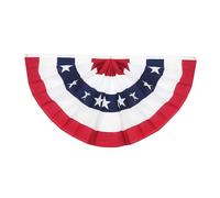 OFFIGAM Guirlande Polyester pour Intérieure Décoration de Patriotique Fanion et Tissu Design Thème Jour L'indépendance Usa Extérieure
