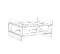OFFIGAM Porte-gobelet à Shot en Acrylique Transparent Léger Support Rond, Organisateur de Verres à Shot pour Ktv et Hôtel, Design Simple et Esthétique