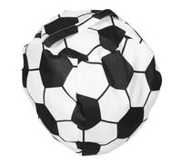OFFIGAM Pouf de Rangement pour Jouets de Ballon de Foot en Polyester avec Support Ajustable, Organise Peluches et Poupées pour Chambre D'garçon et Filles ou Aire de Jeu