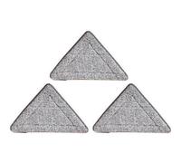 OFFIGAM Recharges pour Balai Triangulaires en Microfibre Lot de 3 25X20X20 CM Lavables Réutilisables pour Nettoyage Sols la Cuisine Salle Usage Domestique