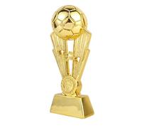 OFFIGAM Trophée de Football en Résine Plaquée Or avec Base pour Équipe