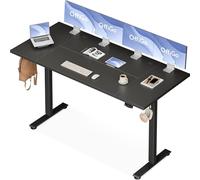 OffiGo Bureau Assis Debout électrique, 180cm Bureau Electrique, Noir | Ergonomiqu Table avec 3 Fonction Mémoire, Standing Desk pour la Chambre et Le Travail, Bureau Reglable en Hauteur électrique
