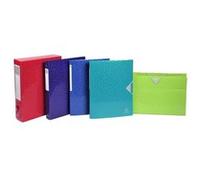 Offix 54520e A4 PP Semi Rigide Coque classeur à anneaux - Multicolore (lot de 10) G