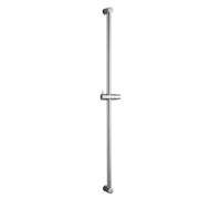 OFFO Barre de Douche 100cm en Inox 304, Barre Douche Murale Chromée | Distance de Fixation Réglable 60-100 cm, Support Douchette Orientable à 360°, Tube Monobloc Sans Jonction