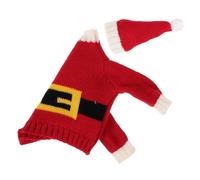 OFFSCH 1ensemble Décorations De Noël pour Bouteilles De Vin Mini Chapeaux Et Sweaters Festifs pour Créer Une Ambiance Chaleureuse Lors Fêtes De Fin Année