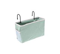 OFFSCH 1pièce Pochette De Rangement Suspendue Tissu Feutré Organisateur De Lit Pour Dormitory Couleur Bleu Lac