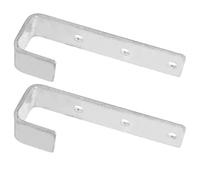 OFFSCH 2 Crochets en Fer Argentés Supports Solides Faciles à Installer pour Échelle de Lit Superposé Lot de 2 Pièces Adaptés aux Lits Garçon et Filles Garçon Fille