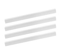OFFSCH 4pcs Bande de Caoutchouc de Remplacement pour Bord de Pelle à Poussière, Lèvre Souple en Caoutchouc Légère Adaptée à Divers Outils de Nettoyage
