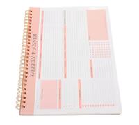 OFFSCH Bloc-notes Agenda Hebdomadaire B5 à Spirale avec Beaucoup D'espace pour Écrire, Papier, Planification Maison et École