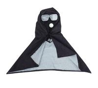 OFFSCH Capuche pour Manutention et Environnements de Travail Variés en Denim Respirante avec Lunettes Intégrées, Protection Complète la Poussière pour Hommes et Femmes