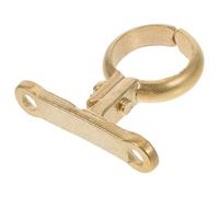 OFFSCH Clip de Tube en Laiton pour Fixation Sécurisée, Support Polyvalent pour Tuyaux Intérieur et Extérieur, Accessoire Robuste pour Plomberie