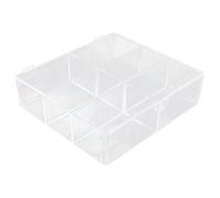 OFFSCH Coffret de Présentation à 6 Compartiments en PP pour Collections et Ornements, Solide et Protecteur, pour Exposition sur Comptoir