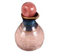 OFFSCH Flacon en Céramique pour Parfum 50ml Rose Multifonctionnel Diffuseur D'huiles Essentielles Usage Maison Facile à Ouvrir