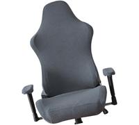 OFFSCH Housse de Chaise de Gaming en Polaire Extensible Lavable, Protection Complète pour Fauteuil de Bureau, Set 1 Pièce, Prolonge la Durée de Vie Chaise