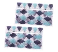 OFFSCH Housse de Protection pour Micro-Ondes Lot de 2 Motif Aléatoire Housse Anti-Poussière Serviette en Tissu Décoration Cuisine Compatible Micro-Ondes