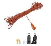 OFFSCH Kit 1 Set de Cordons de Levage et Crochets Vintage pour Stores enrouleurs en Bois, système Ajustable, Ensemble Complet d’Accessoires pour réparation de Stores Couleur Aléatoire
