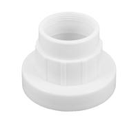 OFFSCH Kit d'adaptateur pour Tuyau de Piscine, connecteur du système d'eau, Double Filetage, Structure à Trois Couches, Plastique Blanc, pour Adaptateur de Pompe à Fontaine et Entretien