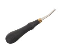 OFFSCH Lime à Main avec Manche Antidérapant Plate en Acier Inoxydable et Affûtage Précis des Outils Artisanaux pour Travail du Cuir Professionnel