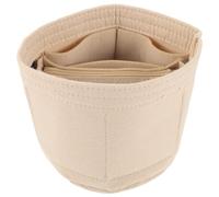 OFFSCH Organisateur Beige Main Feutre à Paquet en Cylindrique