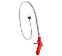 OFFSCH Outil de Débouchage pour Toilettes 130cm Pinces à 4 Griffes en Acier Inoxydable et Abs, pour Saisir Cheveux et Chiffons Baignoires Cuisine