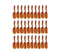 OFFSCH Outils de Jardinage Bords Lisses pour Plantes Succulentes Ensemble de 30 en Plastique Rouge, Cuillères à Terre Ergonomiques pour Jardinage et Usage en Magasin