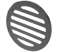 OFFSCH Passoire D'évier en Fer Noir Couvercle de Drain de Sol Rond Anti-odeur Filtre de Sol Facile à Nettoyer pour Drain de Garage et Bonde