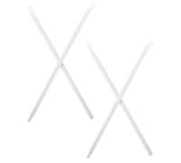 OFFSCH Pièce de Rechange Tringle à Stores Verticaux 2pcs 60Cm en PP avec Crochet Fonctionnel pour Ouverture à l'Aveugle Usage Intérieur