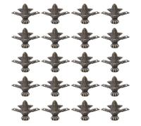 OFFSCH Pieds de Meubles en Bronze 20pcs avec Protection d'angle pour Boîte à Bijoux Coffret Cadeau en Bois Facile à Installer