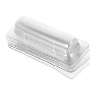 OFFSCH Pochette À À Lèvres en Plastique Transparent 30pcs 9.50X4.00X1.50Cm Léger Et Durable pour Porte-Cartes Et Argent en Bureau