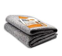 OFITURIA Couverture de déménagement, Mesure 1,5 x 2 m, protège Vos Meubles des Chocs et des transferts, Couverture réutilisable de Peintre, Yoga et Animaux de Compagnie - (1 unité) Gris COM0536