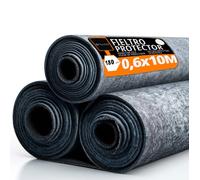 OFITURIA Feutre de Protection pour Sol 60 cm x 10 m, 180 g/m², Lot de 3 pièces, idéal pour protéger Les sols Lors de travaux, Peinture et déménagement (60cmx10m, 3 pièces)