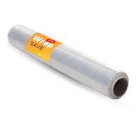 OFITURIA Film Transparent pour Emballer de 50 cm de Large et Extensible Jusqu'à 300 Mètres de Long - Rouleau de Film Élastique Manuel pour Emballage Industriel - 1 unité Wrap Save