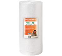 OFITURIA Papier Bulles Emballage 100cm x 40m - Kit de Base Rouleau Film Bulles Transparent pour Protection Colis - Papier Bulle Résistant Réutilisable Maison et Expéditions