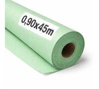 OFITURIA Papier Kraft Vert pastel - Rouleau 0,90x45m - 6 Rouleaux - Papier cadeau et d’emballage pour colis, DIY et déménagement; résistant, facile à couper, idéal pour loisirs créatifs