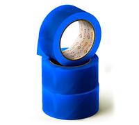 OFITURIA Ruban adhésif, couleur bleue, ruban pour emballer et organiser vos boîtes et envois, sceau de différentes couleurs vives 66 mt x 48 mm (3 unité - Bleu)
