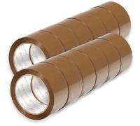 OFITURIA Ruban Adhésif pour Emballage, Ruban Marron, Ruban pour Emballage Cartons Déménagement et Envois, Ruban Adhésif pour Emballer, Bande Adhésive Sécurisée Résistante (38mmx120m, 12 rouleaux)