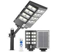 Ofuray Of-2600W Lampadaire Solaire Extérieur avec Détecteur de Mouvement