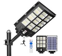 Ofuray Of-3600W Lampadaire Solaire Extérieur avec Détecteur de Mouvement
