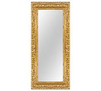 OGK-EH15 Miroir mural sur mesure Doré 30 x 70 cm Style baroque shabby vintage pour couloir, salle de bain, salon, chambre à coucher