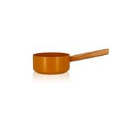 OGO LIVING - CASSEROLE ECTOR 16CM ALU REVÊTEMENT CÉRAMIQUE JAUNE AVEC MANCHE BOIS - 7930270