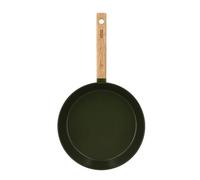 OGO LIVING - POÊLE ECTOR 28CM EN ALUMINIUM KAKI AVEC MANCHE EN BOIS - 7930295 - Tous feux dont induction
