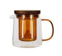 OGO Living Théière Laska 450 ml verre Borosilicate avec Anse et Infuseur