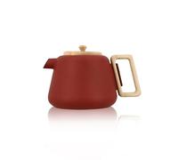 OGO LIVING - Théière viggo 500ml en fonte paprika avec poignée couvercle bois - 7912180