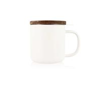 Tisanière mug Juliet en grès blanc 300 ml Ogo