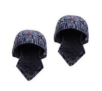 Ogquaton 2pc bleus soudeurs de protection de type bandana cagoule soudeur chapeau chapeau de soudure durable et utile