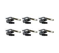 Ogquaton Premium Quality 6pcs Universal Fix Fix Zipper Repair Kit Remplacement Zip Slider Dents Fermetures À Glissière
