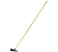 OGROD Serfouette panne et fourche 2 dents en acier manche long en bois de frêne FSC Bois