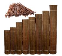 Ogrodzenia Wiklinowe Canisse Osier 180 x 500 cm Clôture de Saule -Canisse Brise Vue Balcon et Patio - Cloture Jardin Exterieur - Protection Contre Le Vent & Le Soleil - 100% Naturel
